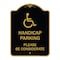 Signmission Handicap Parking Please Considerate W/ HandicapHeavy-Gauge Aluminum Sign, 18" x 24", BG-1824-23921 A-DES-BG-1824-23921 - alternate 1